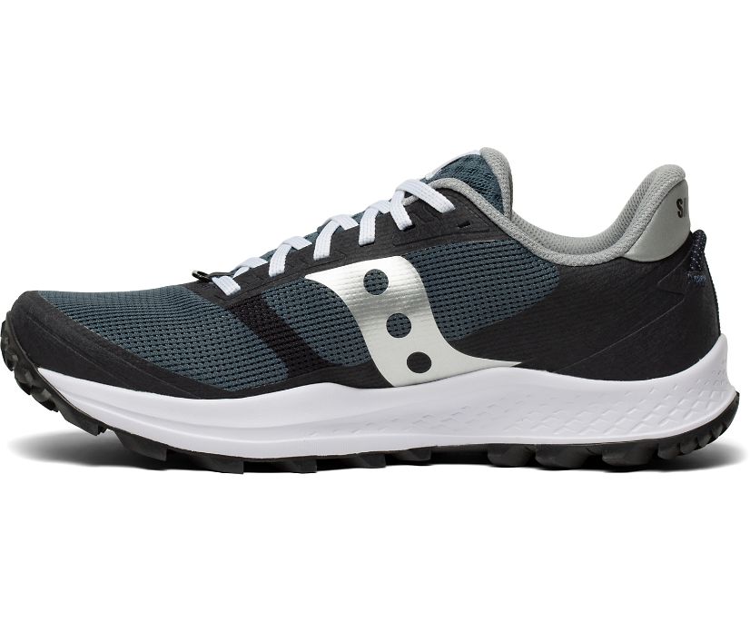 Saucony Peregrine 11 Women's Trail Running Shoes Black / Navy | Canada 233NWYB